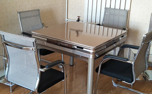 泾源全自动泾源泾源麻将机安装现场